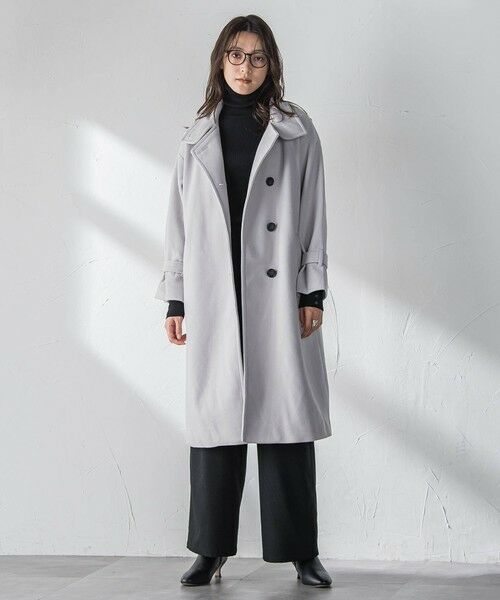 MAYSON GREY / メイソングレイ ダッフルコート | フェイクウールスタンドカラーコート | 詳細10