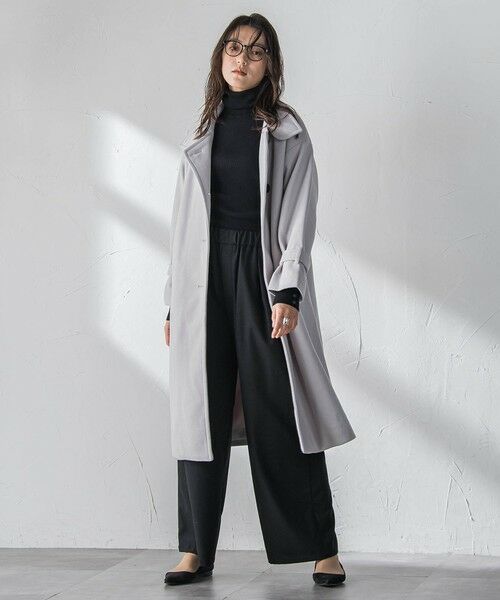 MAYSON GREY / メイソングレイ ダッフルコート | フェイクウールスタンドカラーコート | 詳細11