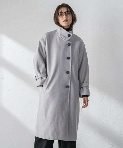MAYSON GREY / メイソングレイ ダッフルコート | フェイクウールスタンドカラーコート | 詳細13
