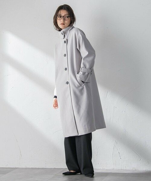 MAYSON GREY / メイソングレイ ダッフルコート | フェイクウールスタンドカラーコート | 詳細15