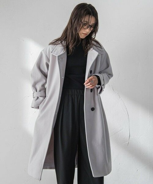 MAYSON GREY / メイソングレイ ダッフルコート | フェイクウールスタンドカラーコート | 詳細8