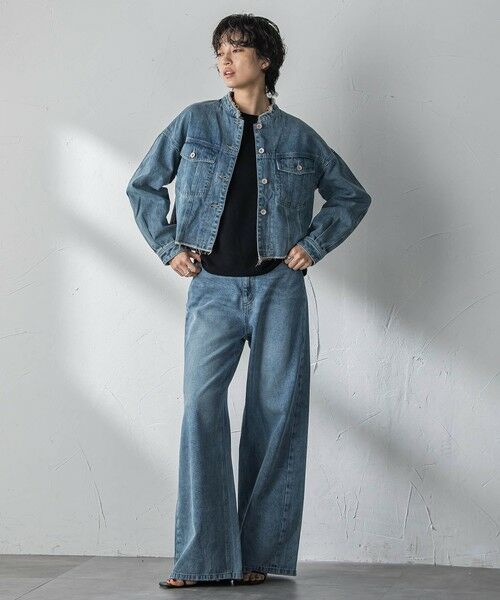 MAYSON GREY / メイソングレイ テーラードジャケット | デニムショートジャケット≪洗濯機で洗える≫ | 詳細19