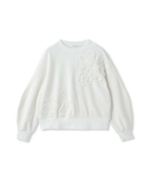 MAYSON GREY / メイソングレイ カットソー | フラワーモチーフプルオーバー≪洗濯機で洗える≫ | 詳細10