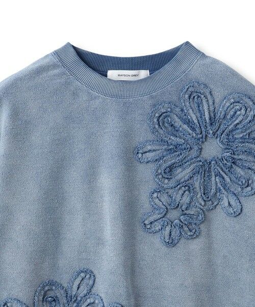 MAYSON GREY / メイソングレイ カットソー | フラワーモチーフプルオーバー≪洗濯機で洗える≫ | 詳細21