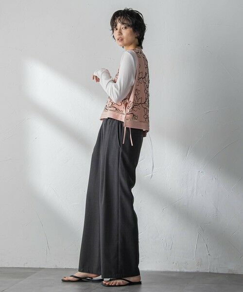 MAYSON GREY / メイソングレイ カットソー | ”肌が喜ぶ”前後2WAYクルーネックロンT≪手洗い可能≫ | 詳細12