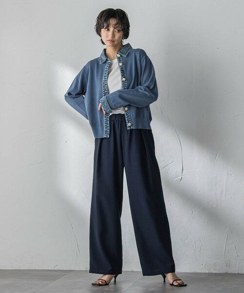 MAYSON GREY / メイソングレイ カットソー | ”肌が喜ぶ”前後2WAYクルーネックロンT≪手洗い可能≫ | 詳細13