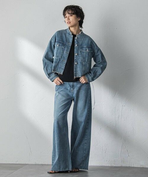 MAYSON GREY / メイソングレイ デニムパンツ | デニムワイドパンツ≪洗濯機で洗える≫ | 詳細29