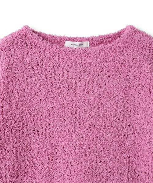 MAYSON GREY / メイソングレイ ニット・セーター | ファンシーヤーンボートネックニットプルオーバー≪手洗い可能≫ | 詳細23