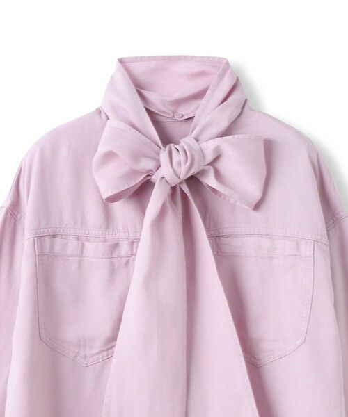 MAYSON GREY / メイソングレイ シャツ・ブラウス | ボウタイ付きデニムシャツ≪洗濯機で洗える≫ | 詳細12