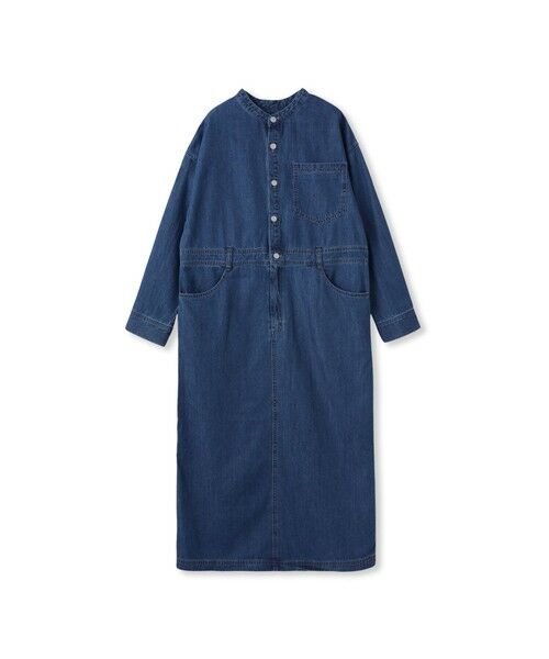 MAYSON GREY / メイソングレイ ロング・マキシ丈ワンピース | デニムバンドカラーシャツワンピース | 詳細7
