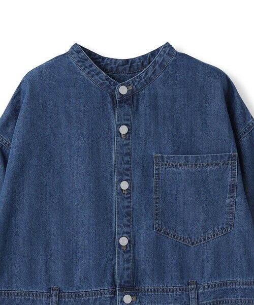 MAYSON GREY / メイソングレイ ロング・マキシ丈ワンピース | デニムバンドカラーシャツワンピース | 詳細9