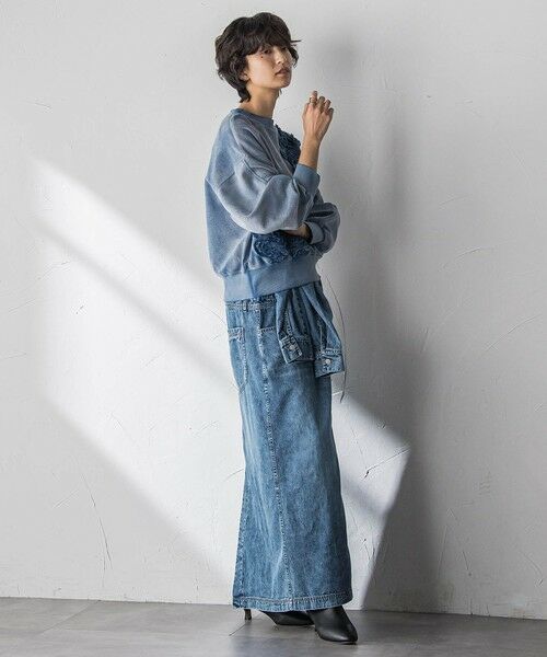 MAYSON GREY / メイソングレイ ロング・マキシ丈ワンピース | デニムバンドカラーシャツワンピース | 詳細16