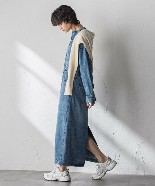 MAYSON GREY / メイソングレイ ロング・マキシ丈ワンピース | デニムバンドカラーシャツワンピース | 詳細10