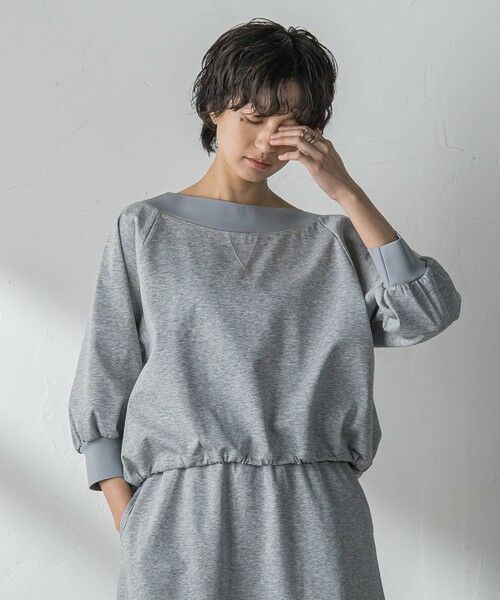 MAYSON GREY / メイソングレイ ロング・マキシ丈ワンピース | ボートネックドロストヘムスカートセットアップ | 詳細10