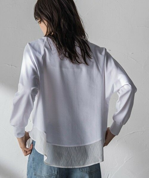 MAYSON GREY / メイソングレイ カットソー | ポンチローマラウンドヘムドッキングプルオーバー | 詳細2