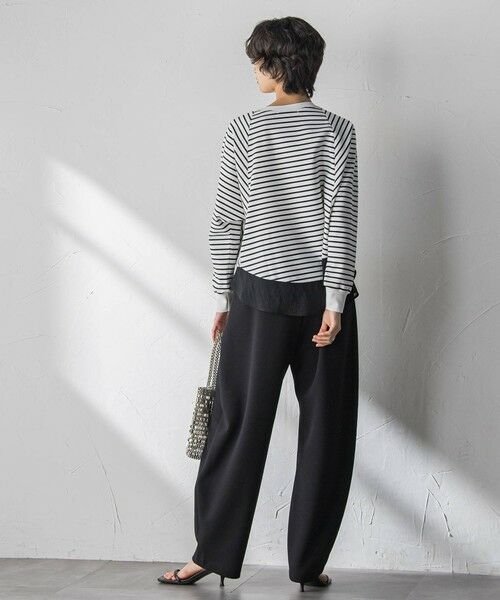 MAYSON GREY / メイソングレイ カットソー | ポンチローマラウンドヘムドッキングプルオーバー | 詳細15