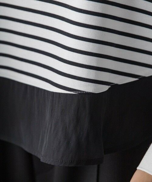 MAYSON GREY / メイソングレイ カットソー | ポンチローマラウンドヘムドッキングプルオーバー | 詳細16