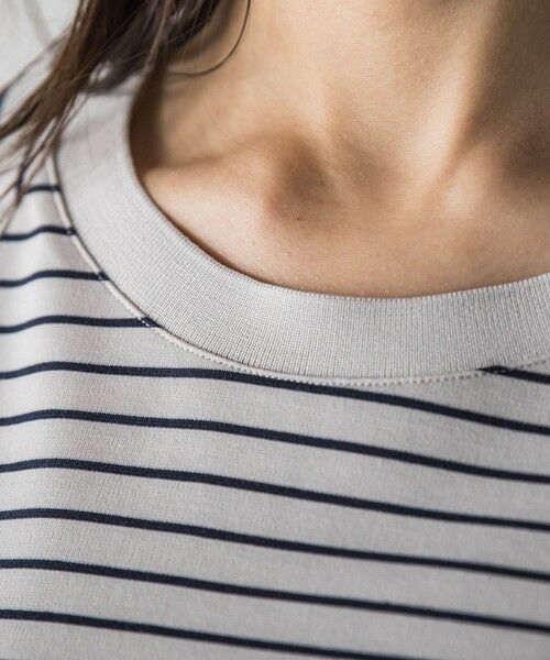 MAYSON GREY / メイソングレイ カットソー | ポンチローマラウンドヘムドッキングプルオーバー | 詳細26
