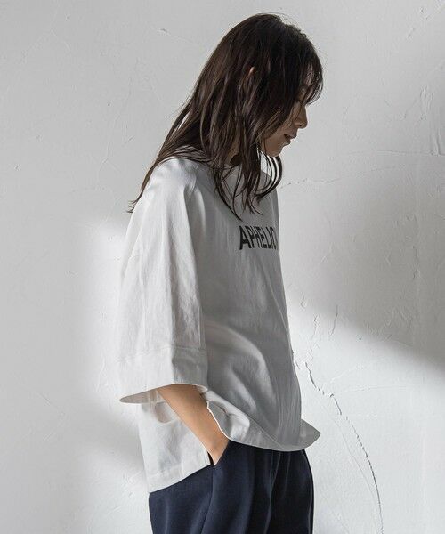 MAYSON GREY / メイソングレイ カットソー | ロゴプリントワイドスリーブプルオーバー | 詳細3