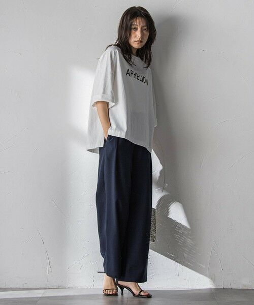 MAYSON GREY / メイソングレイ カットソー | ロゴプリントワイドスリーブプルオーバー | 詳細4