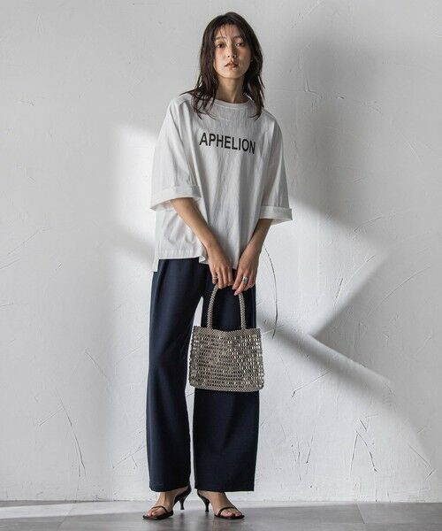 MAYSON GREY / メイソングレイ カットソー | ロゴプリントワイドスリーブプルオーバー | 詳細5