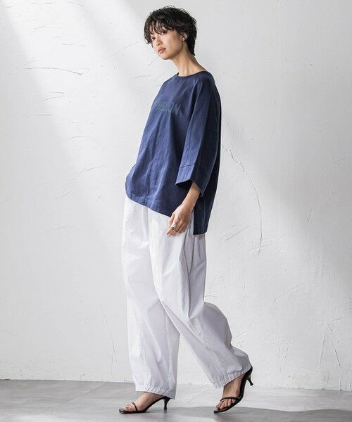 MAYSON GREY / メイソングレイ カットソー | ロゴプリントワイドスリーブプルオーバー | 詳細16