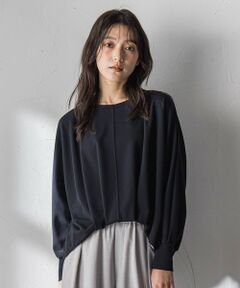 MAYSON GREY / メイソングレイ カットソー | “ 叶える ” タックヘムドルマンショートプルオーバー