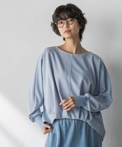 MAYSON GREY / メイソングレイ カットソー | “ 叶える ” タックヘムドルマンショートプルオーバー