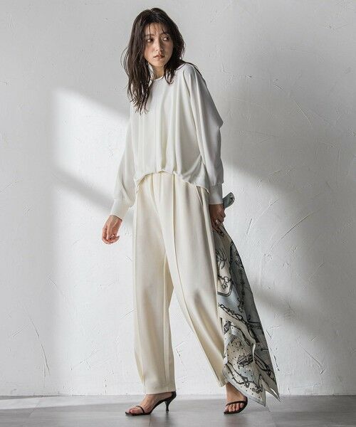 MAYSON GREY / メイソングレイ カットソー | “ 叶える ” タックヘムドルマンショートプルオーバー | 詳細6