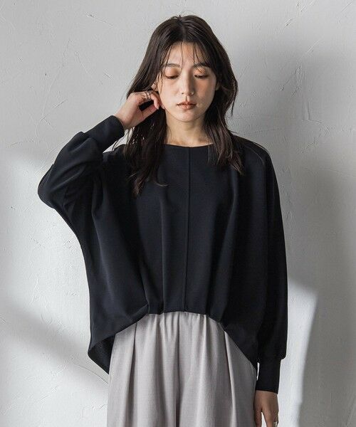 MAYSON GREY / メイソングレイ カットソー | “ 叶える ” タックヘムドルマンショートプルオーバー | 詳細10