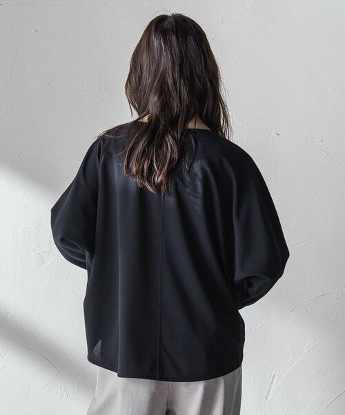 MAYSON GREY / メイソングレイ カットソー | “ 叶える ” タックヘムドルマンショートプルオーバー | 詳細11