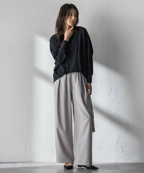 MAYSON GREY / メイソングレイ カットソー | “ 叶える ” タックヘムドルマンショートプルオーバー | 詳細14