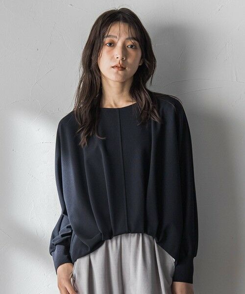 MAYSON GREY / メイソングレイ カットソー | “ 叶える ” タックヘムドルマンショートプルオーバー | 詳細9