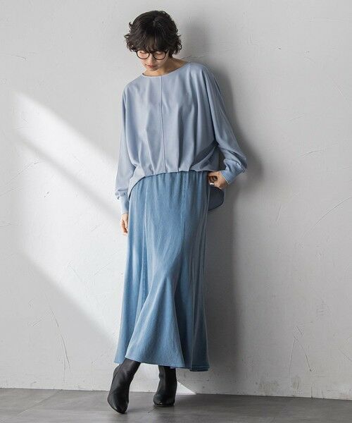 MAYSON GREY / メイソングレイ カットソー | “ 叶える ” タックヘムドルマンショートプルオーバー | 詳細18