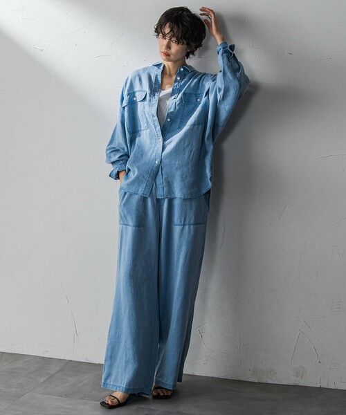 MAYSON GREY / メイソングレイ その他パンツ | 【40周年限定】カラーデニムイージーワイドパンツ | 詳細15