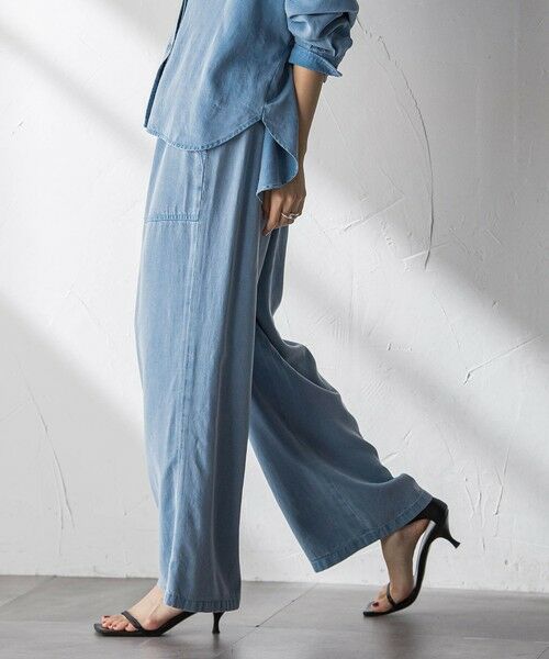 MAYSON GREY / メイソングレイ その他パンツ | 【40周年限定】カラーデニムイージーワイドパンツ | 詳細9