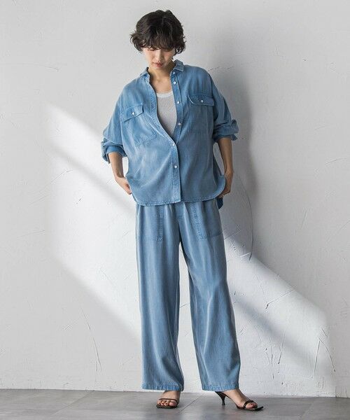 MAYSON GREY / メイソングレイ その他パンツ | 【40周年限定】カラーデニムイージーワイドパンツ | 詳細10