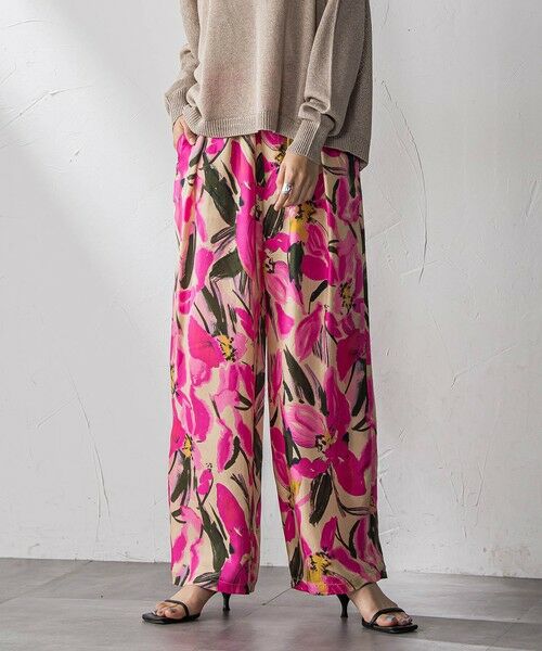 MAYSON GREY / メイソングレイ その他パンツ | IPEKERフラワープリントイージーワイドパンツ | 詳細1