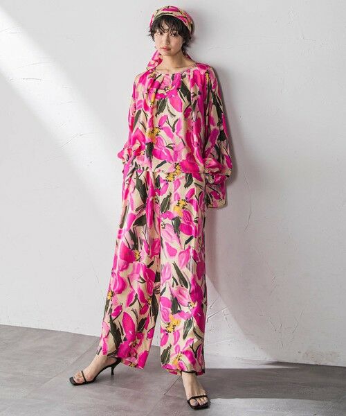 MAYSON GREY / メイソングレイ その他パンツ | IPEKERフラワープリントイージーワイドパンツ | 詳細11