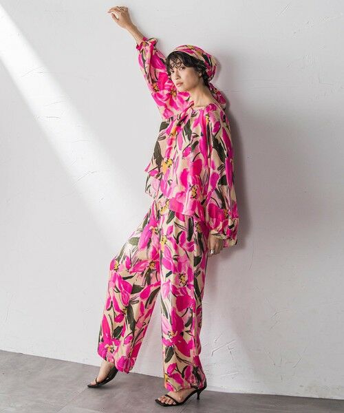 MAYSON GREY / メイソングレイ その他パンツ | IPEKERフラワープリントイージーワイドパンツ | 詳細12