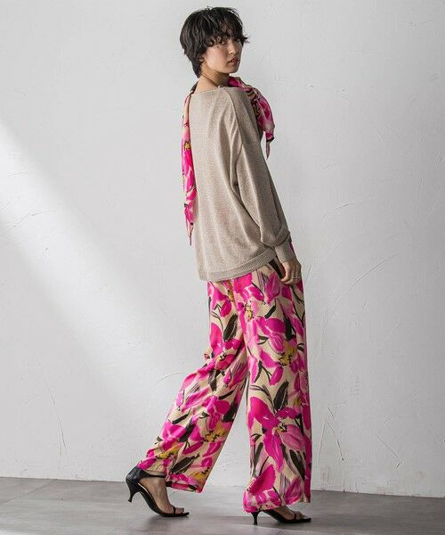 MAYSON GREY / メイソングレイ その他パンツ | IPEKERフラワープリントイージーワイドパンツ | 詳細4