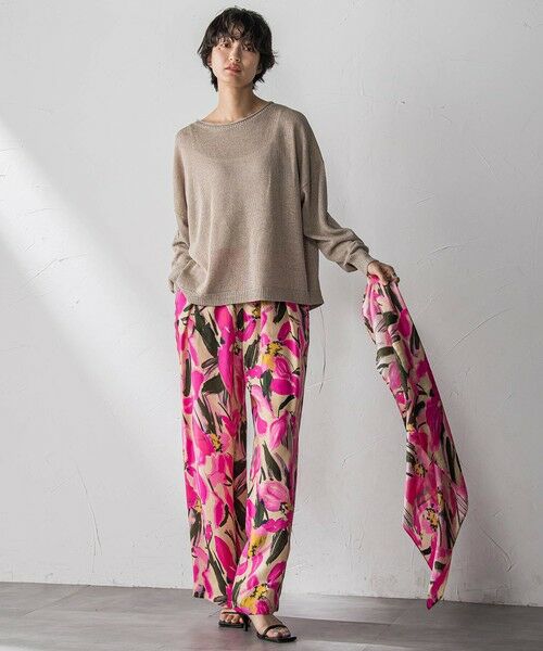 MAYSON GREY / メイソングレイ その他パンツ | IPEKERフラワープリントイージーワイドパンツ | 詳細5