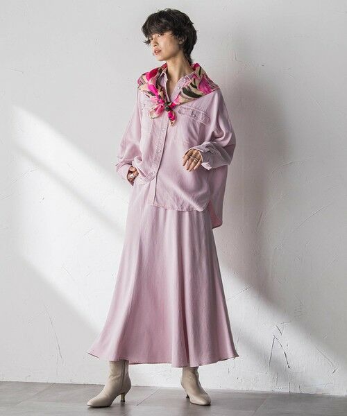 MAYSON GREY / メイソングレイ ミニ・ひざ丈スカート | 【40周年限定】カラーデニムセミフレアスカート | 詳細9