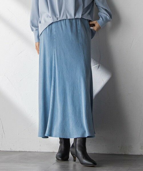 MAYSON GREY / メイソングレイ ミニ・ひざ丈スカート | 【40周年限定】カラーデニムセミフレアスカート | 詳細10