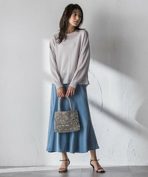 MAYSON GREY / メイソングレイ ミニ・ひざ丈スカート | 【40周年限定】カラーデニムセミフレアスカート | 詳細19