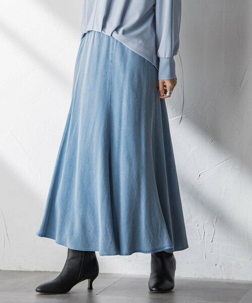 MAYSON GREY / メイソングレイ ミニ・ひざ丈スカート | 【40周年限定】カラーデニムセミフレアスカート | 詳細11
