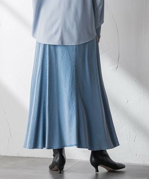MAYSON GREY / メイソングレイ ミニ・ひざ丈スカート | 【40周年限定】カラーデニムセミフレアスカート | 詳細12