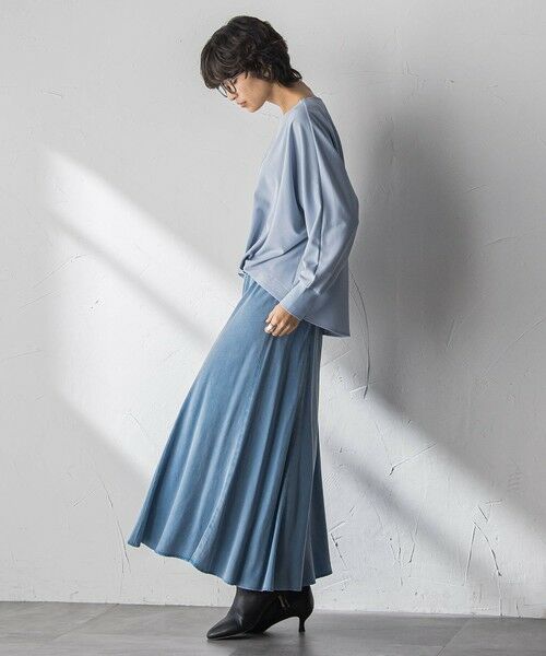 MAYSON GREY / メイソングレイ ミニ・ひざ丈スカート | 【40周年限定】カラーデニムセミフレアスカート | 詳細15