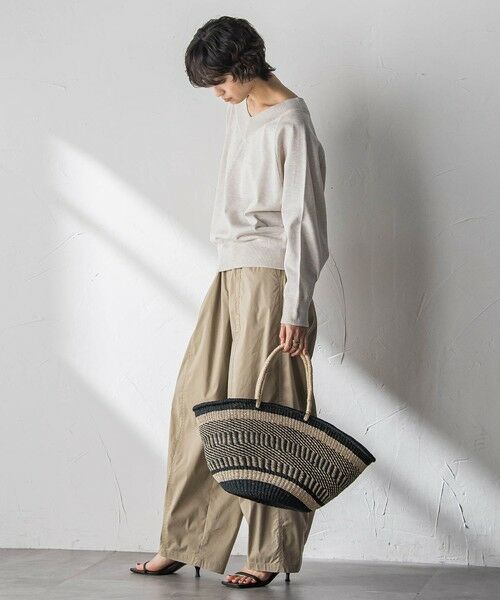 MAYSON GREY / メイソングレイ ニット・セーター | LEVITA Vネックドルマンニットプルオーバー | 詳細5