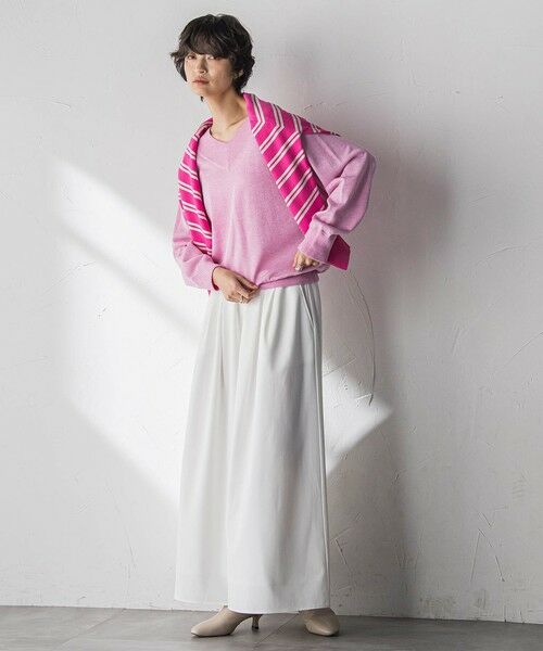 MAYSON GREY / メイソングレイ ニット・セーター | LEVITA Vネックドルマンニットプルオーバー | 詳細14